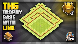 *NEW UNSTOPPABLE* - TH5 TROPHY GAINING/DEFENSIVE BASE DESIGN JUNE 2022 - Clash Of Clans