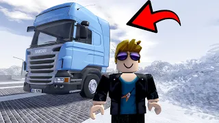 KUPIŁEM NOWĄ CIĘŻARÓWKĘ - SCANIA JEST SUPER! - Hogaty w Roblox - Polish Car Driving #22