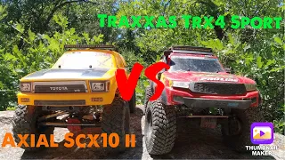 Axial scx10 ii vs Traxxas trx4 sport