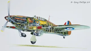 Trumpeter's 1/24 Hurricane Mk.II C/Trop (Full Build)