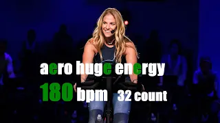 AERO HUGE ENERGY 180 BPM 32 C cardio training music