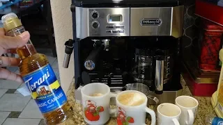 DeLonghi All In One Coffee Maker & Espresso Machine Review! How to Make Latte & Cappuccino!