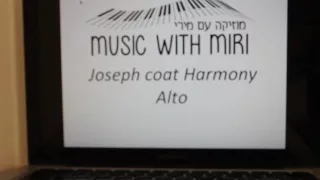 2. Joseph's Coat, Alto Harmony