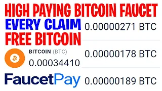 Bitcoin Faucet Instant Payout | Faucetpay Earning Sites