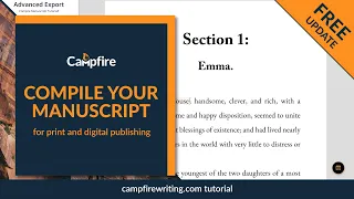 Compile Your Manuscript for Publication - Campfire Write Tutorial