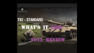 Gaming Bear Reviews T92 Tier VIII Light American Tank Wargaming Christmas
