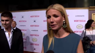 "Mortdecai" LA Premiere Interview with Gwyneth Paltrow