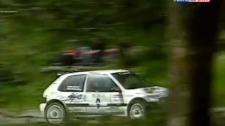 Sebastien Loeb first win. 1998 Rally National Val d'Agout