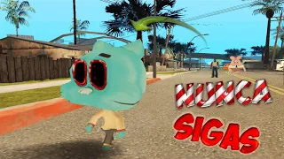 Nunca Sigas a Gumball En El Gta San Andreas O Te ocurrirá esto!