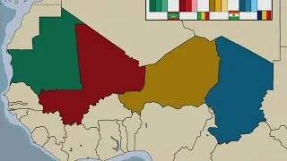 Мавритания Vs Чад Vs Мали Vs Нигер || В Сахаре неспокойно ||