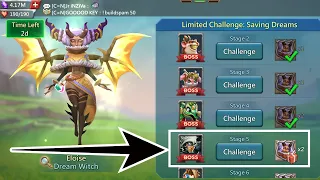 Lords mobile limited challenge saving dreams stage 5