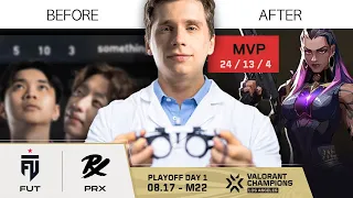 자 이제 좀 보이세요? | FUT vs. PRX | PLAYOFF 1일차 MATCH 22  H/L 08.17 | 발로란트 챔피언스 2023