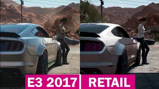 NFS Payback E3 2017 vs FINAL Version Graphics [Side By Side]