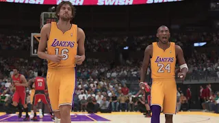 NBA CLASSIC 2010 LOS ANGELES LAKER vs TORONTO RAPTORS [ NBA 2K24 GAMEPLAY  PS5 4K UHD #nba