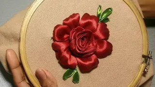 Ribbon Embroidery: Ribbon Embroidery Flower for Beginners