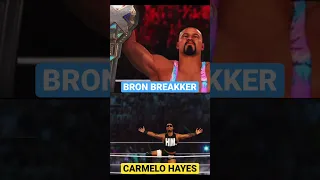 CARMELO HAYES VS BRON BREAKKER WHO WALKS OUT STAND AND DELIVER NXT CHAMPION??? #wwe