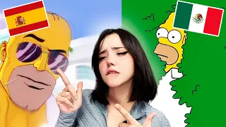 DOBLAJE LATINO O ESPAÑOL? CUÁL GANA?|| ITSMIDNA REACCIONA A DOBLAJES DE LOS SIMPSONS