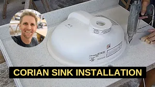 Corian Solid Surface Sink Installation How To Video