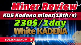 Goldshell KD5 (18Th/s) | Kadena miner Review | specifications & profitability about  KD5 (18Th/s)