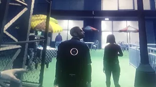 GTA 4 taking out a cop with a coffee cup