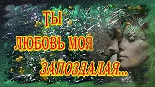 Ты любовь моя сумасшедшая... запоздалая... невозможная...