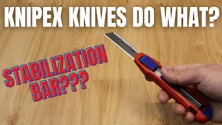 KNIPEX KNIVES STABILIZATION BAR? - KNIPEX CUTIX RETRACTABLE SNAP-OFF UTILITY KNIFE (#90 10 165)