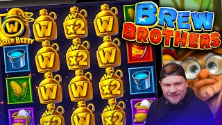 BREW BROTHERS FULL SCREEN WILDS!! Epic Big Win!!
