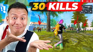 30 Kills Op Solo Vs Squad Gameplay with Golden Sakura S01 😱 Tonde Gamer - Free Fire Max