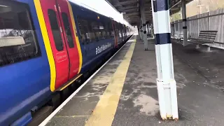 Walk through Ascot Station to Platform 2 to a Class 458