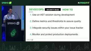 Making DevSecOps a reality in your Spring applications by Roberto Velasco @ Spring I/O 2018