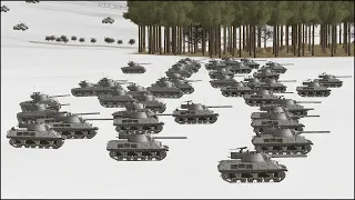 SHERMANS & JACKSONS vs JAGDTIGERS - ARDENNES 44