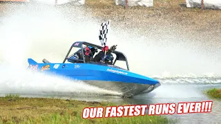 WE WON!!!! Our First Ever Victory At a Jet Sprint Race! Pushing Our SuperMod Jet Boat to the LIMIT!