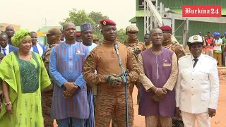 Burkina : Le Capitaine Ibrahim Traoré inaugure une usine à Bobo-Dioulasso