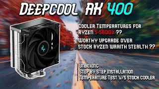 DeepCool AK400 Review (ENGLISH) 2022 || IS IT ANY GOOD ???
