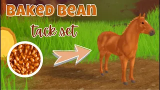 Making a BAKED BEAN Tack Set! ✨🫘 | Wild Horse Islands