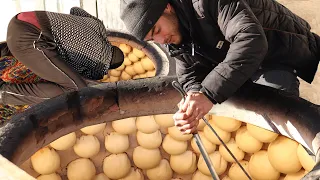 Tandoori Samosa | Altyaryk Samosa sold 1000 pieces per day | Street Food | Uzbekistan