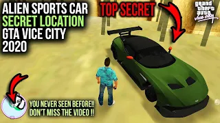 Alien Super car SECRET  Location GTA vice city | Car Cheats | GTA Vice City 2020| ZenGTA| Gamingxpro