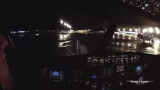 SBBR RWY11L WET - Brasília APPROACH STORM NIGHT