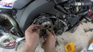 REKLUSE clutch Honda CBR 1000 RR 04 How I did it.