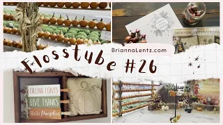 Flosstube 26 Nice To See Ya Cross Stitchers! Let's Talk Fall and Dyeing Fabric to Shrink to 35 Count
