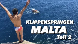 KLIPPENSPRINGEN in MALTA!!!!! Teil 2
