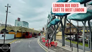 Welcome aboard LONDON BUS RIDES East to West through megapolis London