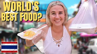 Thailand Food Tour - 8 Foods You HAVE To Try in Bangkok (Americans Try Thai Food)