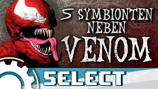 5 Symbionten neben Venom