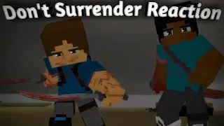 Reacting To "Don't Surrender" Minecraft Animation by Shadow Creeper