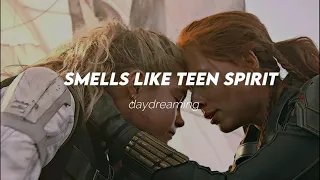 Malia J- Smells Like Teen Spirit | Black Widow Opening Credits (slowed + reverb)