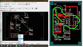 PCAD Трассировка дорожек - Manual Routing  (IIT, USATU)