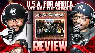 USA For Africa - We Are The World (VIDEO REVIEW) #wearetheworld