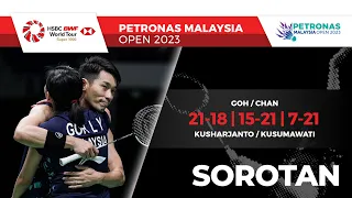 Chan/Goh 1 - 2 Kusharjanto/Kusumawati | Pusingan ke-32 | Petronas Terbuka Malaysia 2023