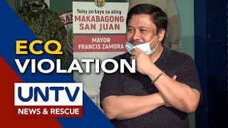 Ex-Senator Jinggoy Estrada, pina-uwe rin agad ng San Juan Police